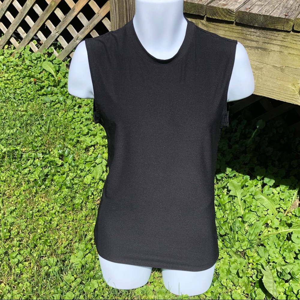 - Badger Sport Black Sleeveless Athletic Muscle Tee! NEW!!